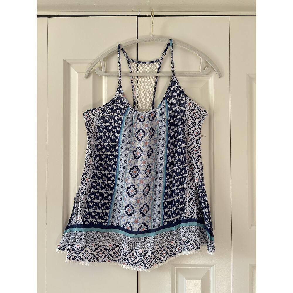Aeropostale Summer Printed Tank Top Small - Picture 2 of 5